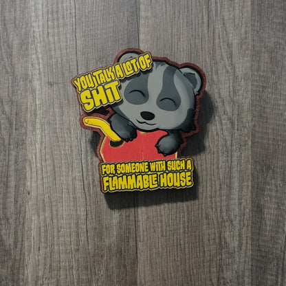 Flammable Badger Wall decor