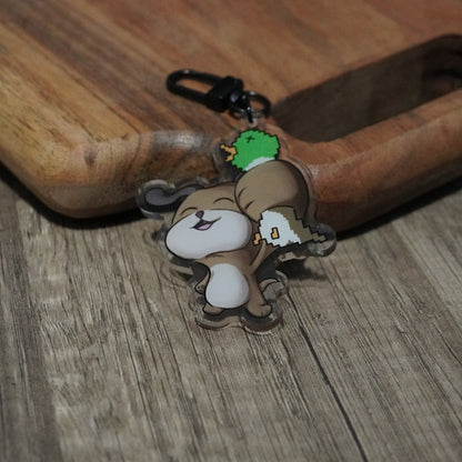 Duck Dog Hunt Acrylic Keychain