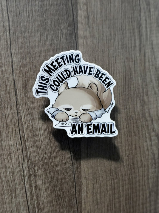 Meeting Squirrel Sticker