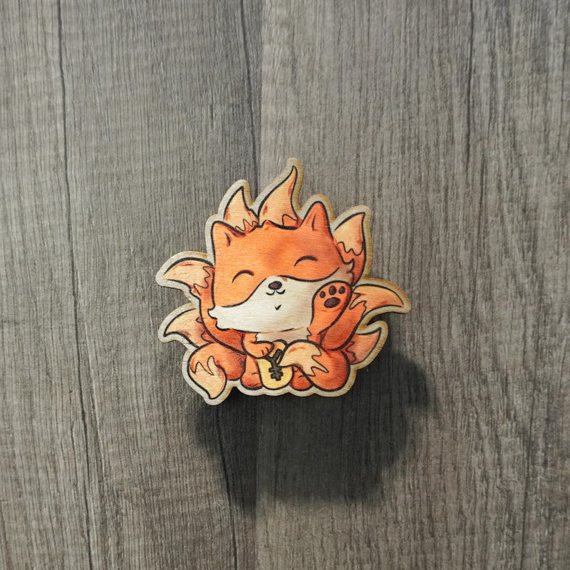 Lucky Kitsune Magnet