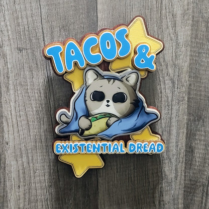 Tacos and Existential Dread Wall Decor