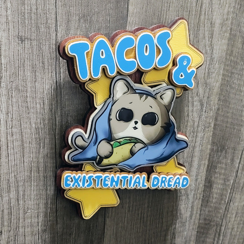 Tacos and Existential Dread Wall Decor