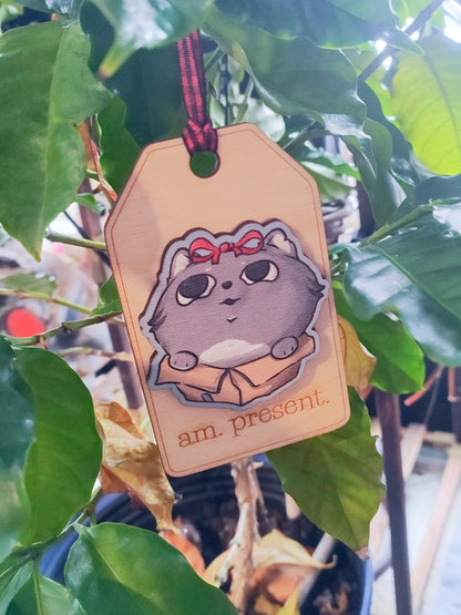 Am Present Holiday Ornament