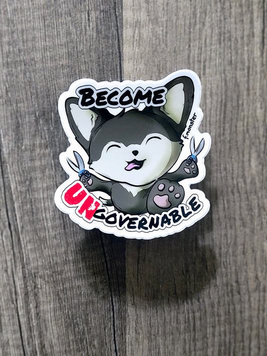 Un-Governable Chi Sticker
