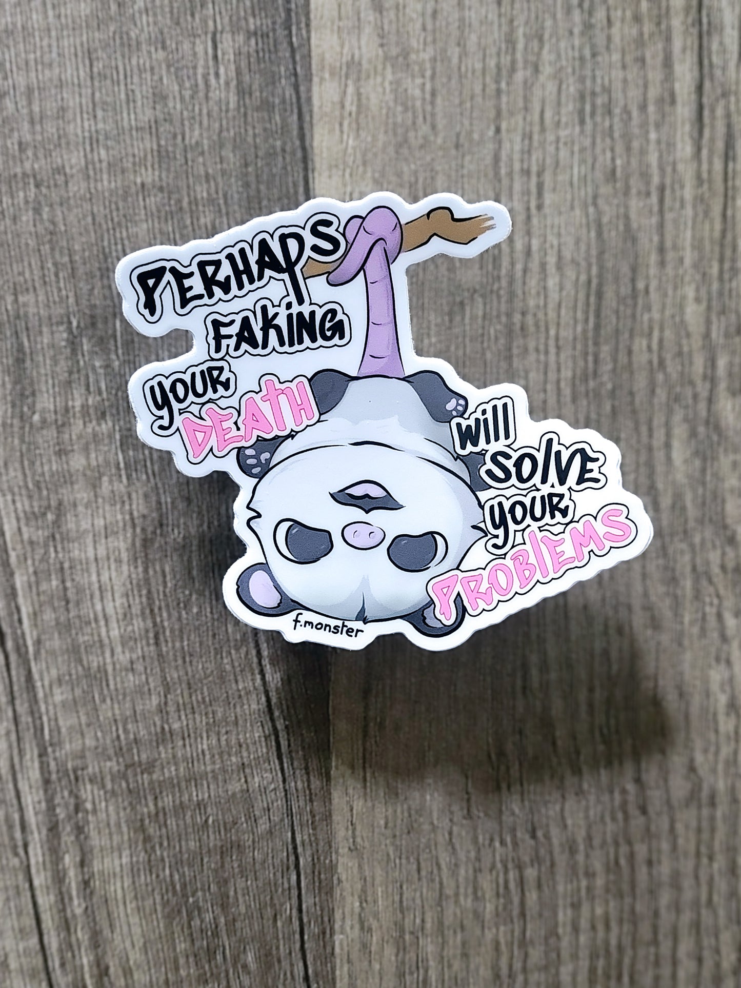 Fake Death Sticker