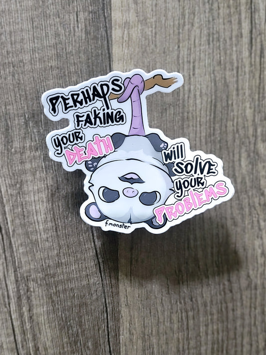 Fake Death Sticker