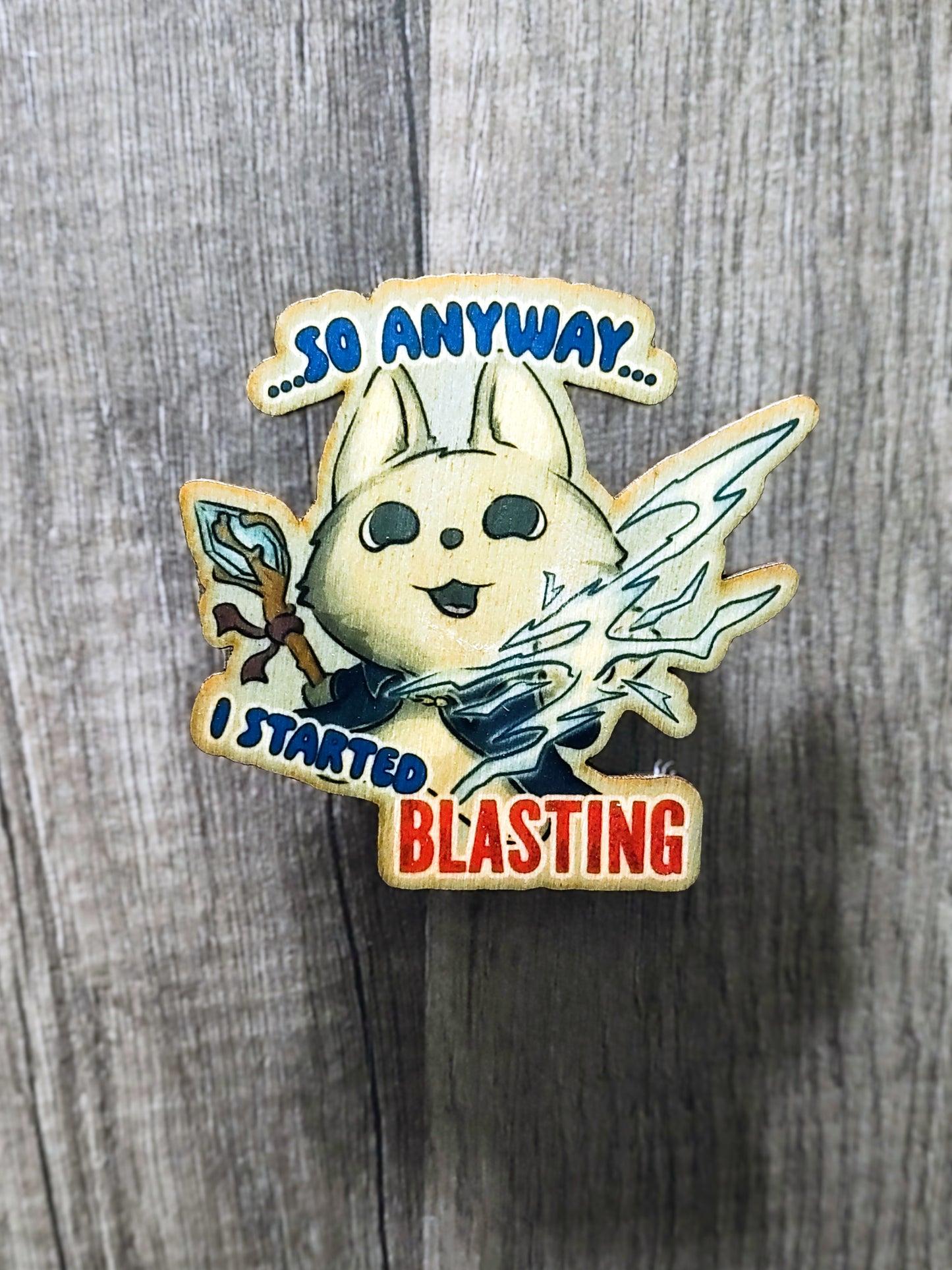 Blasting Bunny Magnet