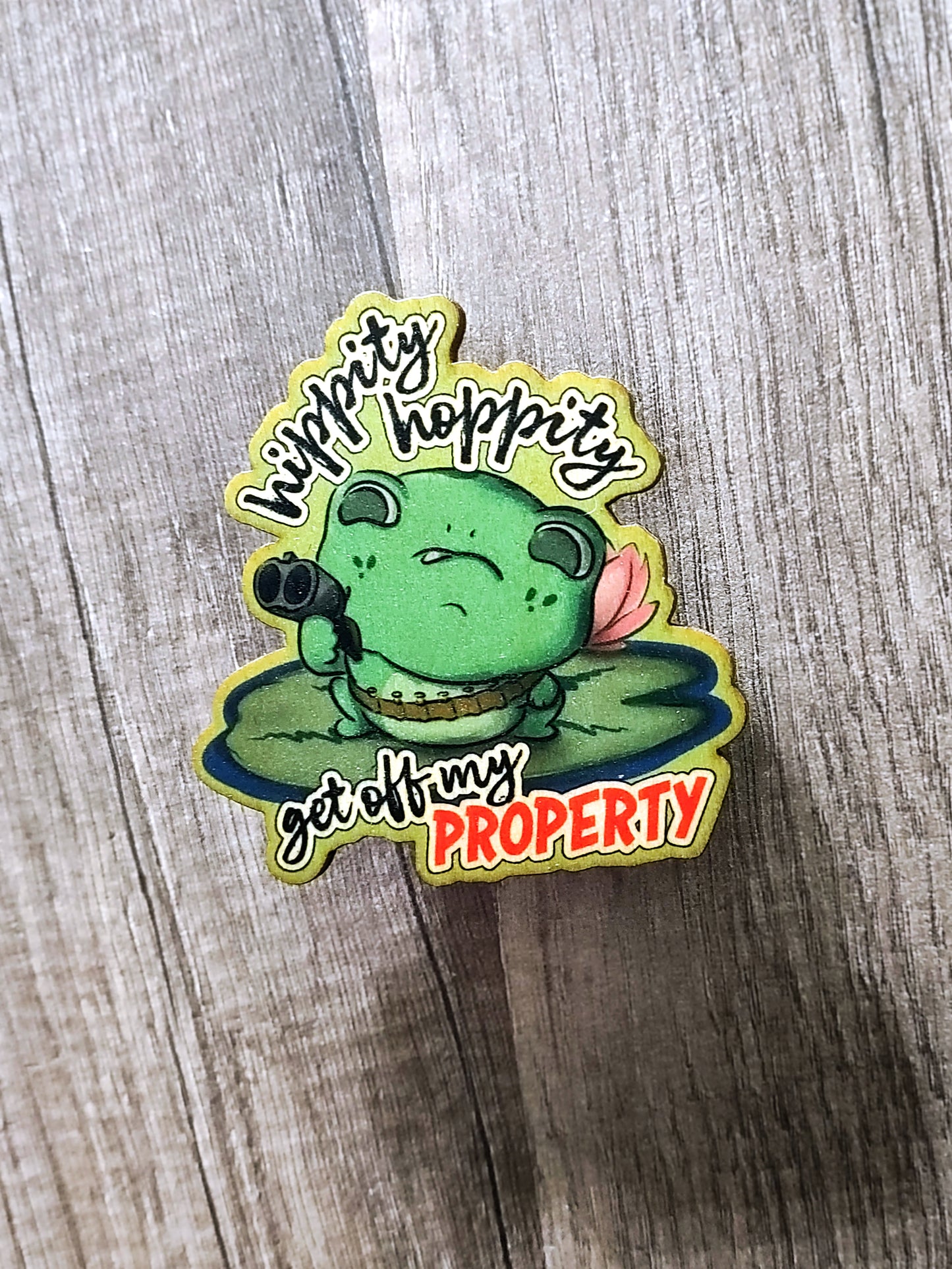 Shotgun Frog Magnet