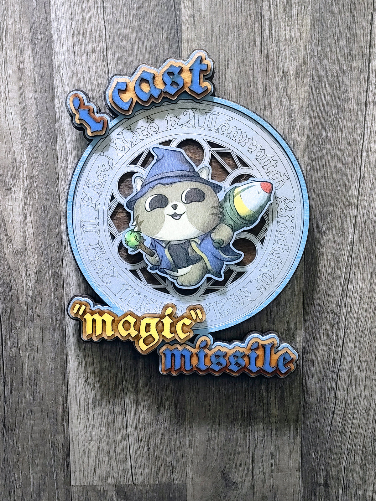 Magic Missile Cat Wall Decor (LG)