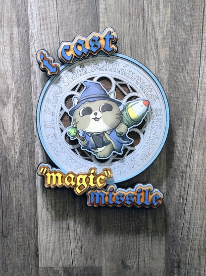 Magic Missile Cat Wall Decor (LG)