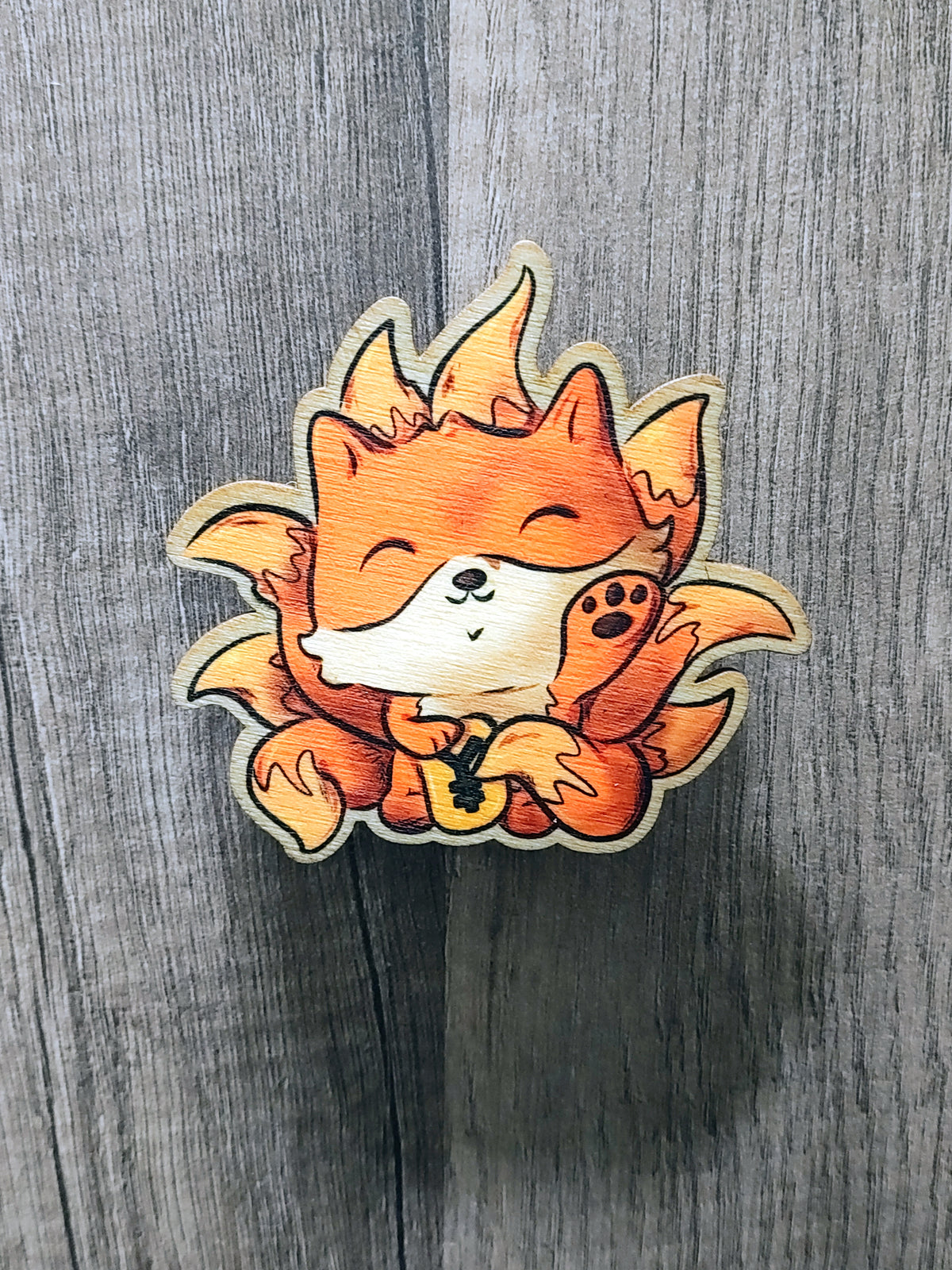 Lucky Kitsune Magnet