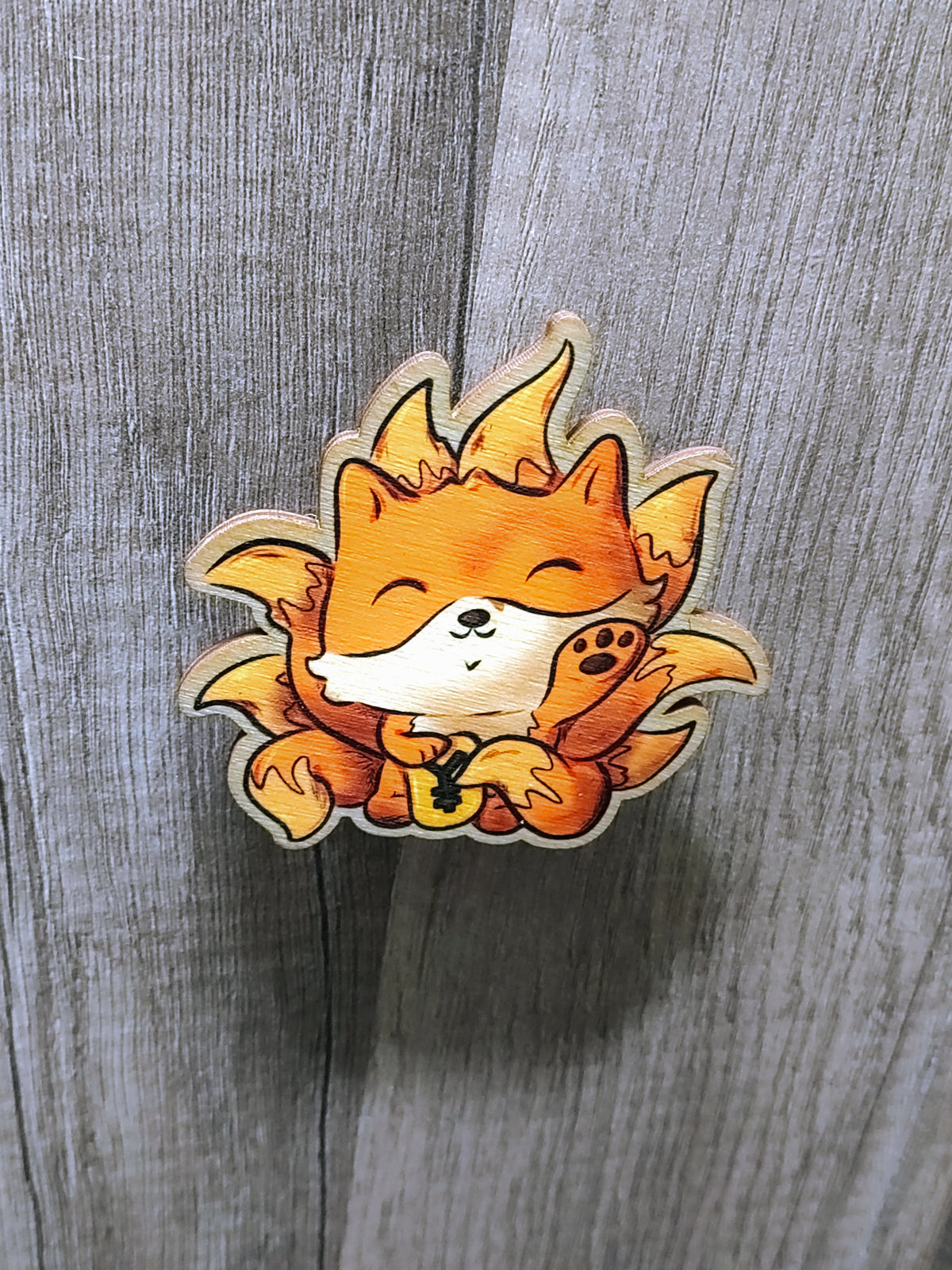 Lucky Kitsune Magnet