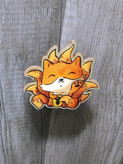 Lucky Kitsune Magnet